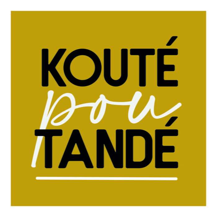 Tableaux pensées positives -kouté pou tandé 23x23